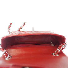 Load image into Gallery viewer, CHANEL Classic Rectangular Flap Mini Quilted Patent Leather Shoulder Bag Red
