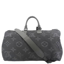 Load image into Gallery viewer, LOUIS VUITTON Keepall 50 Bandouliere 2054 3D Reversible Nylon Travel Bag Green
