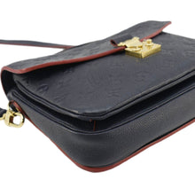 Load image into Gallery viewer, LOUIS VUITTON Metis Pochette Empreinte Leather Crossbody Bag Navy Blue
