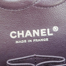 Load image into Gallery viewer, CHANEL Classic Double Flap Tweed Medium Shoulder Bag Purple
