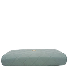 Load image into Gallery viewer, CHANEL Wallet On Chain Quilted Caviar Leather Crossbody Bag Light Blue
