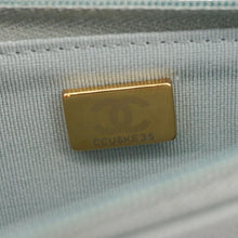 Load image into Gallery viewer, CHANEL Wallet On Chain Quilted Caviar Leather Crossbody Bag Light Blue
