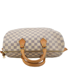 Load image into Gallery viewer, LOUIS VUITTON Speedy 30 Damier Azur Shoulder Bag White
