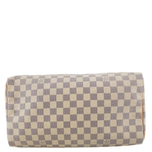 Load image into Gallery viewer, LOUIS VUITTON Speedy 30 Damier Azur Shoulder Bag White
