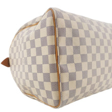 Load image into Gallery viewer, LOUIS VUITTON Speedy 30 Damier Azur Shoulder Bag White
