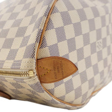 Load image into Gallery viewer, LOUIS VUITTON Speedy 30 Damier Azur Shoulder Bag White
