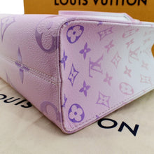 Load image into Gallery viewer, LOUIS VUITTON Onthego PM Monogram Coated Canvas Tote Sunrise Pastel
