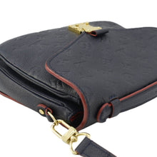 Load image into Gallery viewer, LOUIS VUITTON Metis Pochette Empreinte Leather Crossbody Bag Navy Blue
