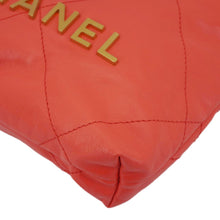 Load image into Gallery viewer, CHANEL 22 Small Quilted Leather Crossbody Bag Coral
