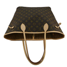Load image into Gallery viewer, LOUIS VUITTON Neverfull MM Monogram Canvas Tote Bag Brown
