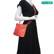 Load image into Gallery viewer, CHANEL 22 Small Quilted Leather Crossbody Bag Coral
