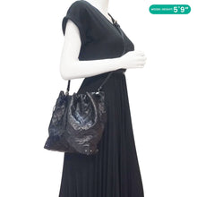 Load image into Gallery viewer, LOUIS VUITTON Noe Trunk PM Lambskin Leather Shoulder Bag Black
