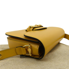 Load image into Gallery viewer, GUCCI Horsebit 1955 Leather Shoulder Bag Yellow 602204
