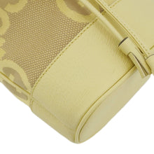 Load image into Gallery viewer, GUCCI Ophidia Jumbo GG Canvas Bucket Bag Yellow 550620
