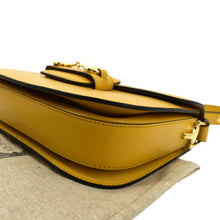 Load image into Gallery viewer, GUCCI Horsebit 1955 Leather Shoulder Bag Yellow 602204
