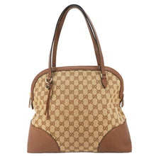 Load image into Gallery viewer, GUCCI Bree GG Canvas Hobo Bag Brown 449243
