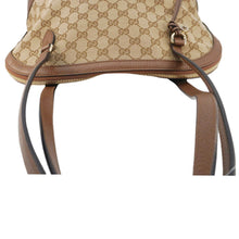 Load image into Gallery viewer, GUCCI Bree GG Canvas Hobo Bag Brown 449243
