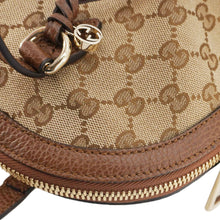 Load image into Gallery viewer, GUCCI Bree GG Canvas Hobo Bag Brown 449243
