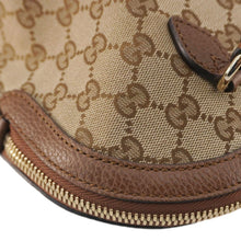 Load image into Gallery viewer, GUCCI Bree GG Canvas Hobo Bag Brown 449243
