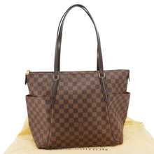 Load image into Gallery viewer, LOUIS VUITTON Totally Damier Ebene Shoulder Bag Brown
