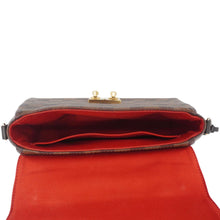 Load image into Gallery viewer, LOUIS VUITTON Croisette Damier Ebene Crossbody Bag Brown
