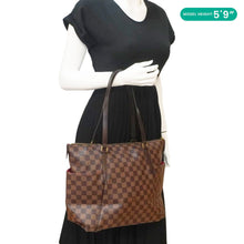 Load image into Gallery viewer, LOUIS VUITTON Totally Damier Ebene Shoulder Bag Brown
