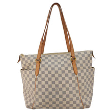 Load image into Gallery viewer, LOUIS VUITTON Totally MM Damier Azur Shoulder Bag White
