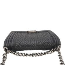 Load image into Gallery viewer, CHANEL Celtic Boy Flap Leather Shoulder Bag Black
