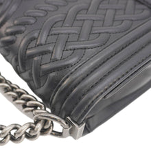 Load image into Gallery viewer, CHANEL Celtic Boy Flap Leather Shoulder Bag Black
