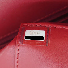 Load image into Gallery viewer, CHANEL CC Filigree Medium Flap Caviar Leather Crossbody Bag Red
