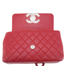 Load image into Gallery viewer, CHANEL CC Filigree Medium Flap Caviar Leather Crossbody Bag Red
