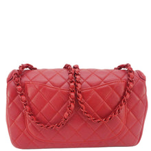 Load image into Gallery viewer, CHANEL CC Filigree Medium Flap Caviar Leather Crossbody Bag Red
