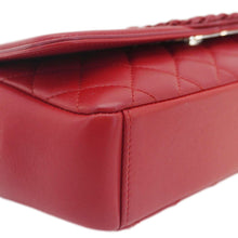 Load image into Gallery viewer, CHANEL CC Filigree Medium Flap Caviar Leather Crossbody Bag Red
