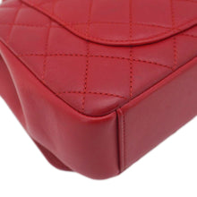 Load image into Gallery viewer, CHANEL CC Filigree Medium Flap Caviar Leather Crossbody Bag Red
