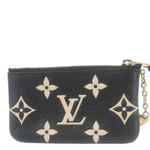 Load image into Gallery viewer, LOUIS VUITTON Monogram Empreinte Leather Key Pouch Black
