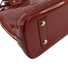 Load image into Gallery viewer, LOUIS VUITTON Alma BB Monogram Vernis Satchel Bag Red
