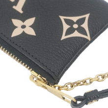 Load image into Gallery viewer, LOUIS VUITTON Monogram Empreinte Leather Key Pouch Black
