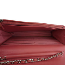 Load image into Gallery viewer, CHANEL CC WOC Chevron Leather Wallet On Chain Crossbody Bag Pink
