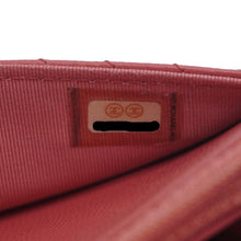 Load image into Gallery viewer, CHANEL CC WOC Chevron Leather Wallet On Chain Crossbody Bag Pink
