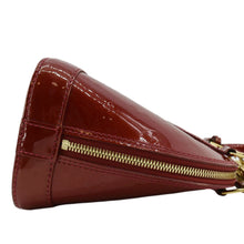 Load image into Gallery viewer, LOUIS VUITTON Alma BB Monogram Vernis Satchel Bag Red
