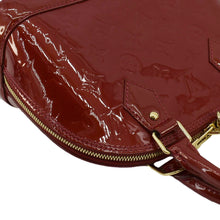 Load image into Gallery viewer, LOUIS VUITTON Alma BB Monogram Vernis Satchel Bag Red

