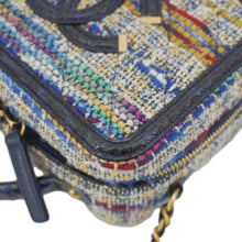Load image into Gallery viewer, CHANEL Filigree CC Small Tweed Vanity Case Multicolor
