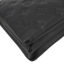 Load image into Gallery viewer, LOUIS VUITTON Coussin BB Monogram Embossed Leather Shoulder Bag Black
