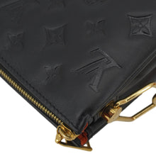 Load image into Gallery viewer, LOUIS VUITTON Coussin BB Monogram Embossed Leather Shoulder Bag Black
