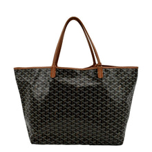 Load image into Gallery viewer, GOYARD Saint Louis GM Canvas Tote Shoulder Bag Black Tan
