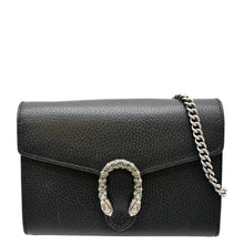 Load image into Gallery viewer, GUCCI Dionysus Leather Crossbody Bag Black 401231
