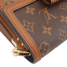 Load image into Gallery viewer, LOUIS VUITTON Dauphine Mini Monogram Reverse Canvas Shoulder Bag Brown
