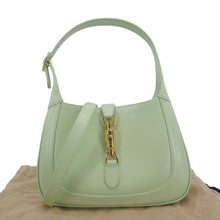 Load image into Gallery viewer, GUCCI Jackie 1961 Small Leather Hobo Bag Sage Mint 636709
