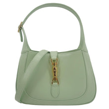 Load image into Gallery viewer, GUCCI Jackie 1961 Small Leather Hobo Bag Sage Mint 636709

