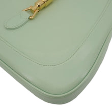 Load image into Gallery viewer, GUCCI Jackie 1961 Small Leather Hobo Bag Sage Mint 636709
